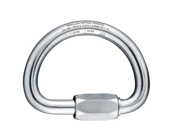 PETZL Maillon Rapide DEMI ROND ALU No.10
